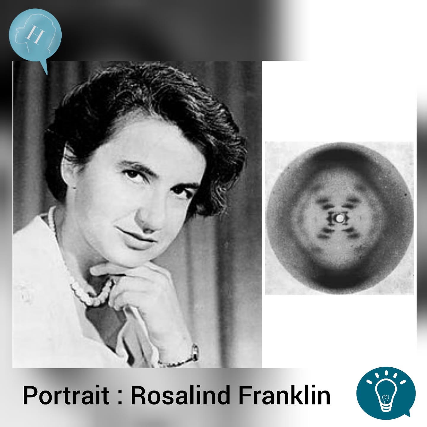 Portrait de la semaine : Rosalind Franklin